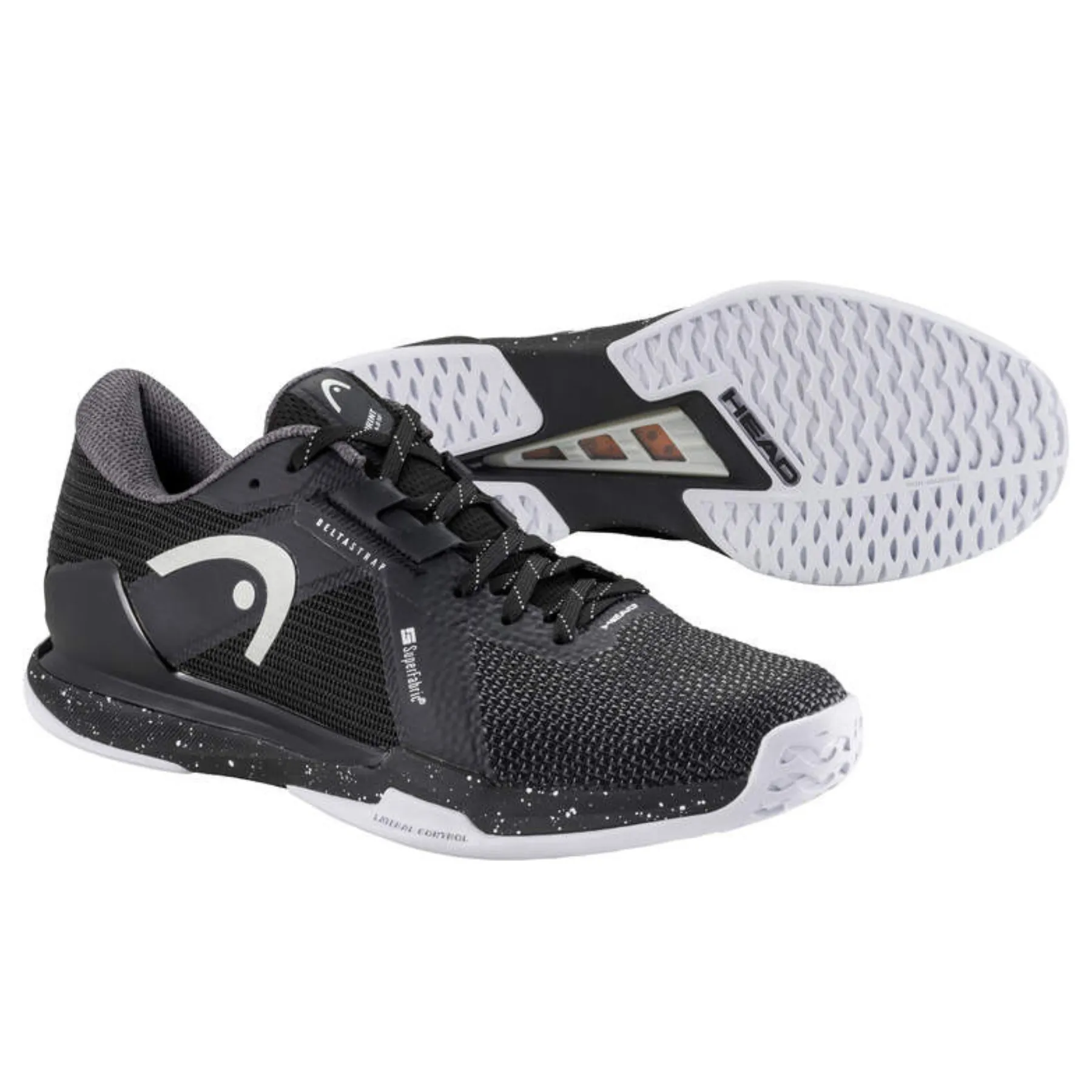 Head Sprint Pro 4.0 SF Men Tennis Shoes BKWH Ergonomic Design Comfort Motion