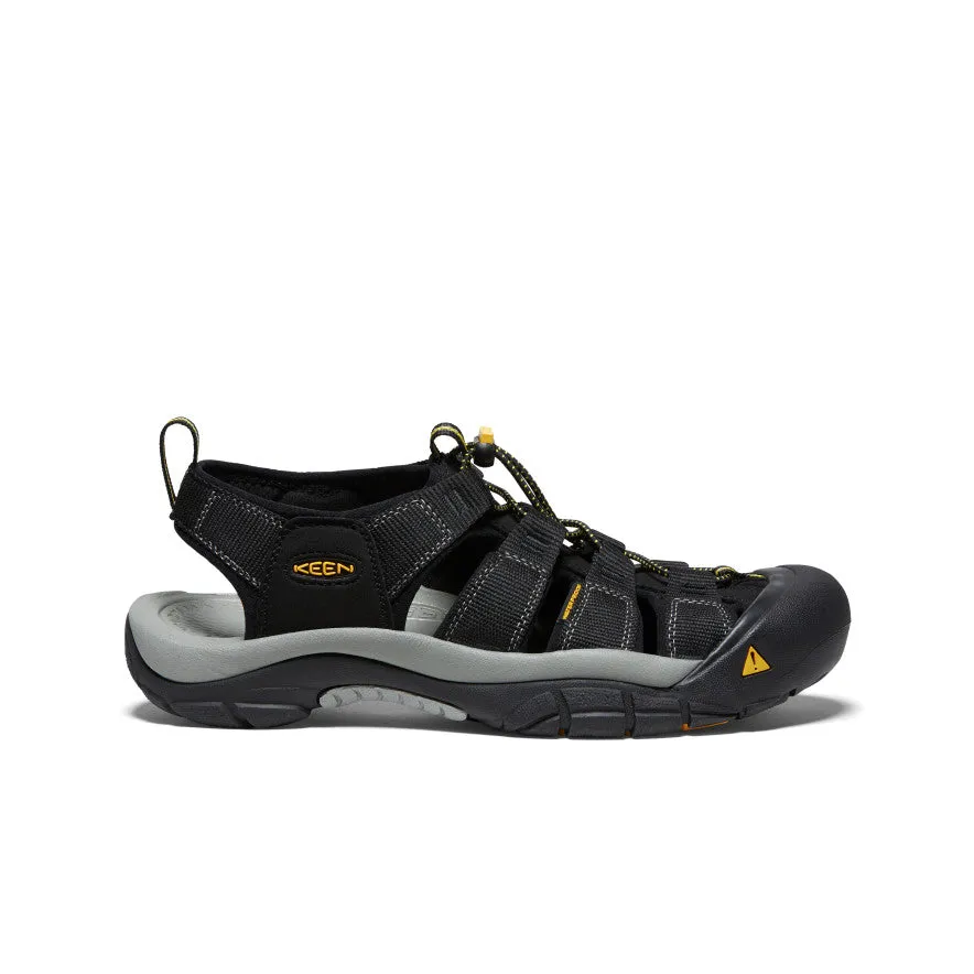 Men's Newport H2 Sandal Wide  |  Black Stability zone in sole assists in maintaining form