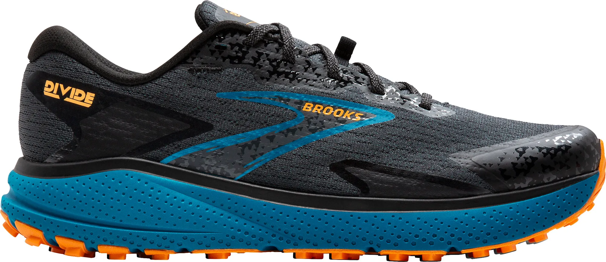Brooks Divide 5 Mens Trail Running Shoes - Black Classic