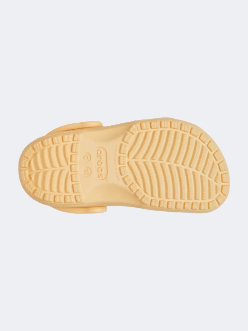 Stone Glam Crocs Toddler Classic Infant Lifestyle Clog Golden Hour