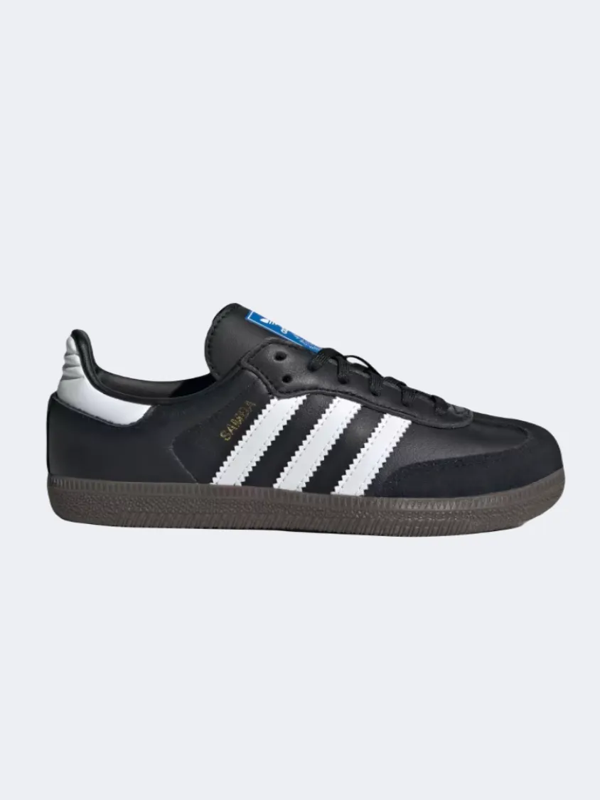 Adidas Samba Og Ps Original Shoes Black/White/Gum Club Edge