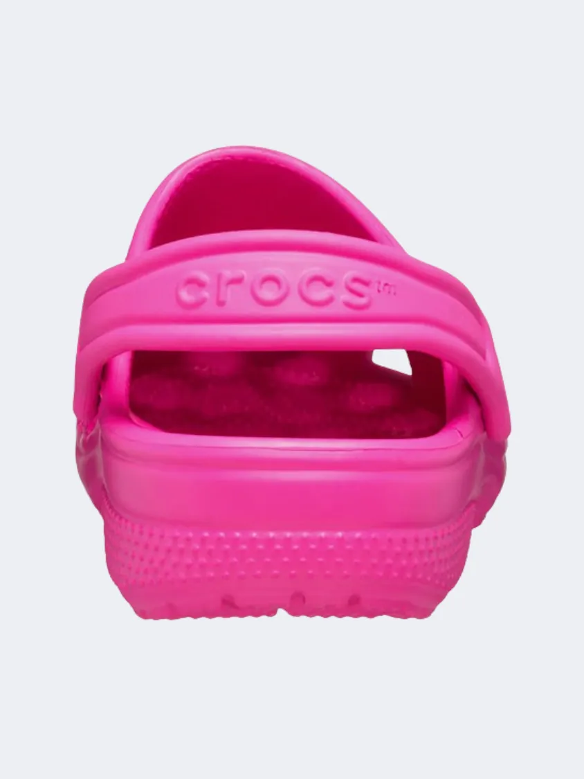 night walk Crocs Classic Clog Kids-Unisex Lifestyle Slippers Pink Crush