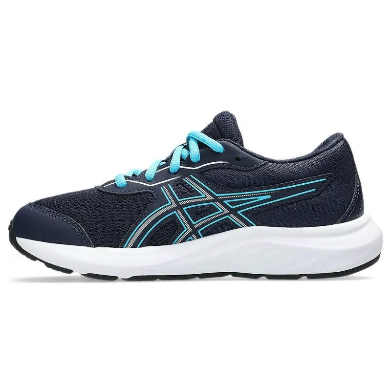 muddy shoes early morning running shoes ASICS Contend 9 GS Kids Running Shoes