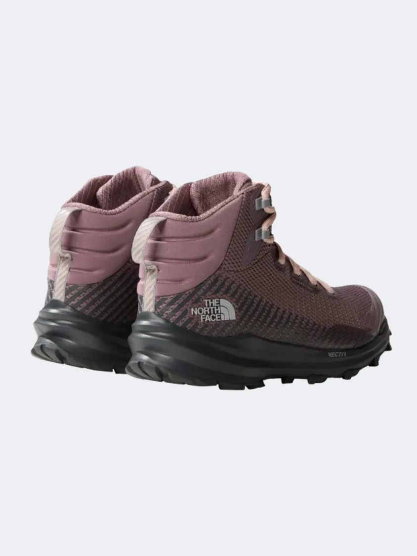 Pathway Grip The North Face Victiv Fastpack Women Hiking Boots Fawn Grey/Asphalt