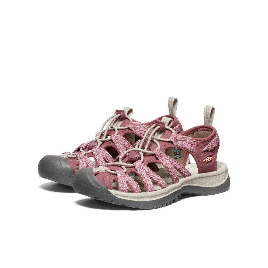 Women's Whisper  |  Rose Brown/Peach Parfait Ankle wrap Soft cushion