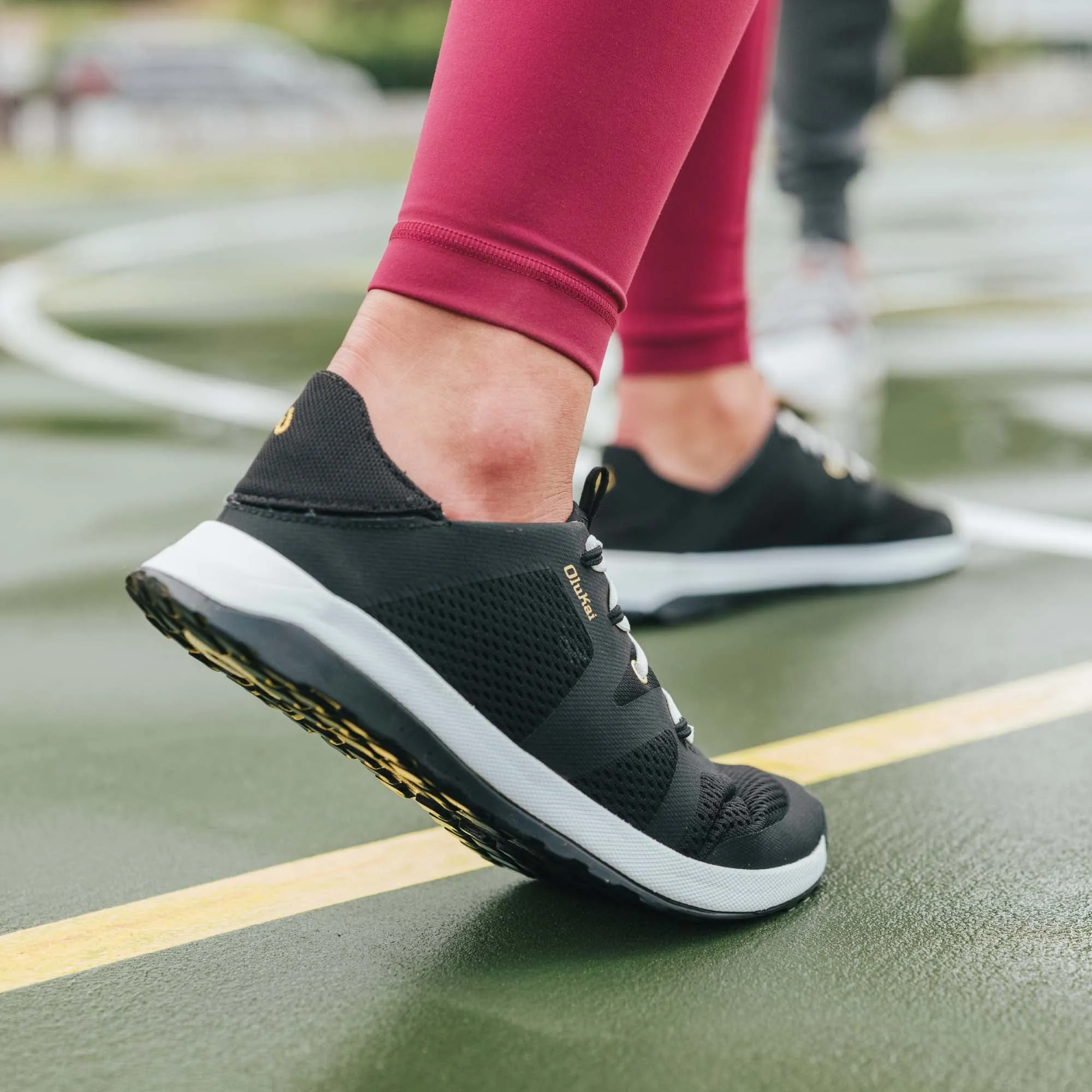 Walk Comfort Slip Adjustable Slip On Huia - Black