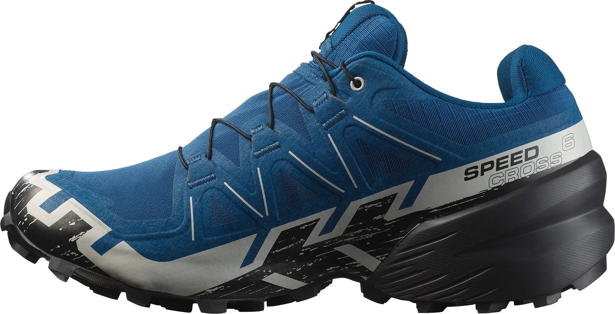 Salomon Speedcross 6 GORE-TEX Mens Trail Running Shoes - Blue Flat Ground