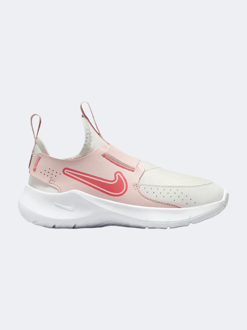 Grip Hold Dual Tone Nike Flex Runner 3 Ps-Boys Running Shoes White