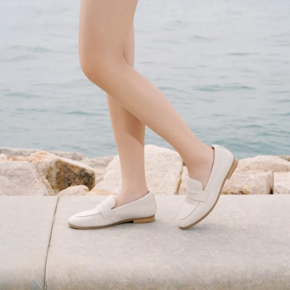 Air Dash City Prep Klassic Penny Loafers - Beige (BEI)