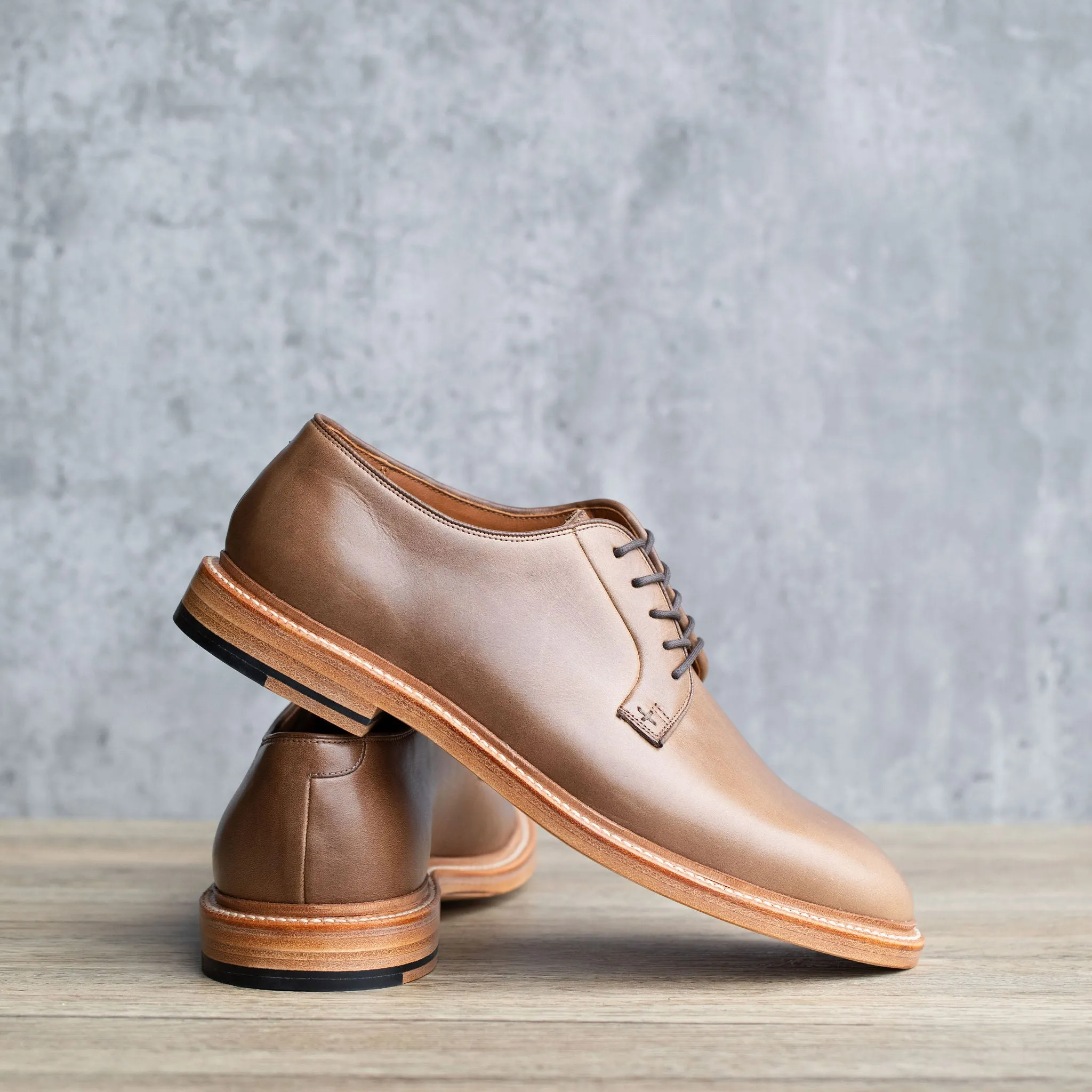 Fit Leather Easy Walk Shoes Plain Toe Dune Chromexcel