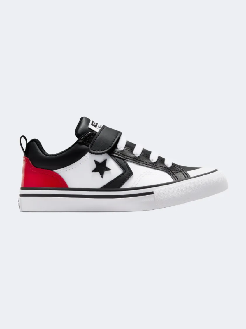 Converse Pro Blaze Strap Kids-Boys Lifestyle Shoes Black/White Nature Walk Easy Wear