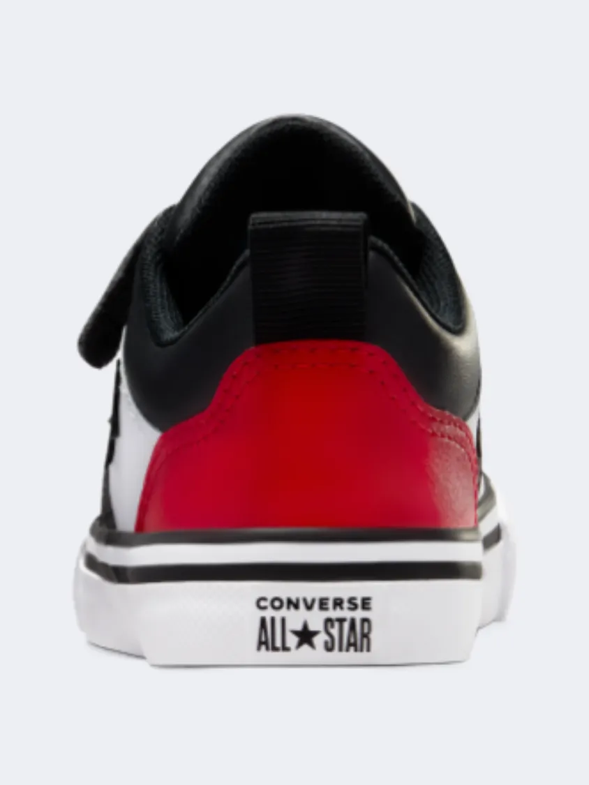 Converse Pro Blaze Strap Kids-Boys Lifestyle Shoes Black/White Modern Edge
