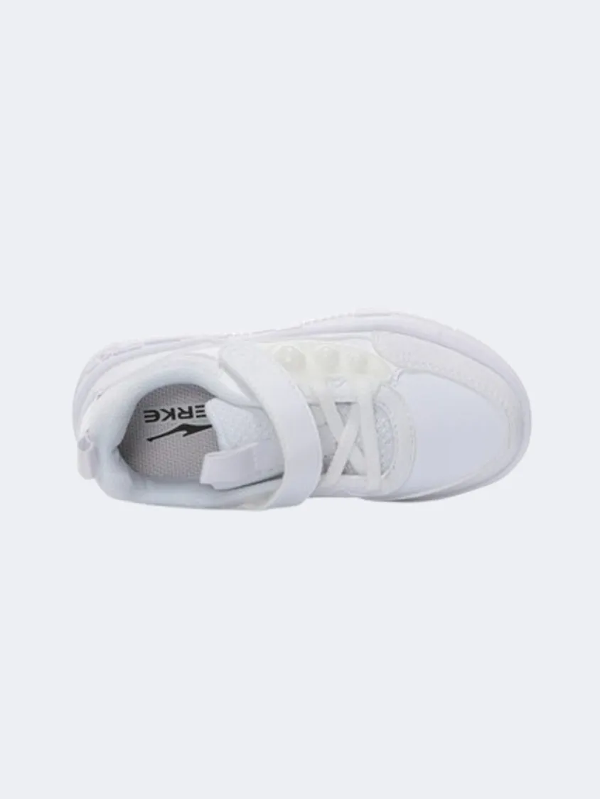 Erke Skateboard Ps-Boys Lifestyle Shoes White Quiet Step Muscle Aid