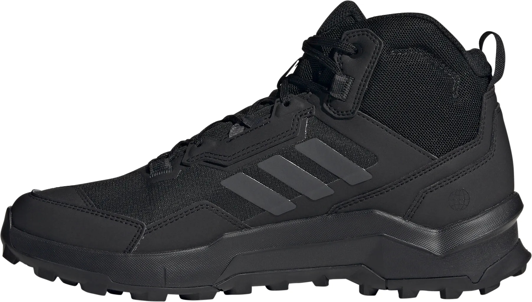 adidas Terrex AX4 Mid GORE-TEX Mens Walking Shoes - Black Padded Tongue Rock Climber