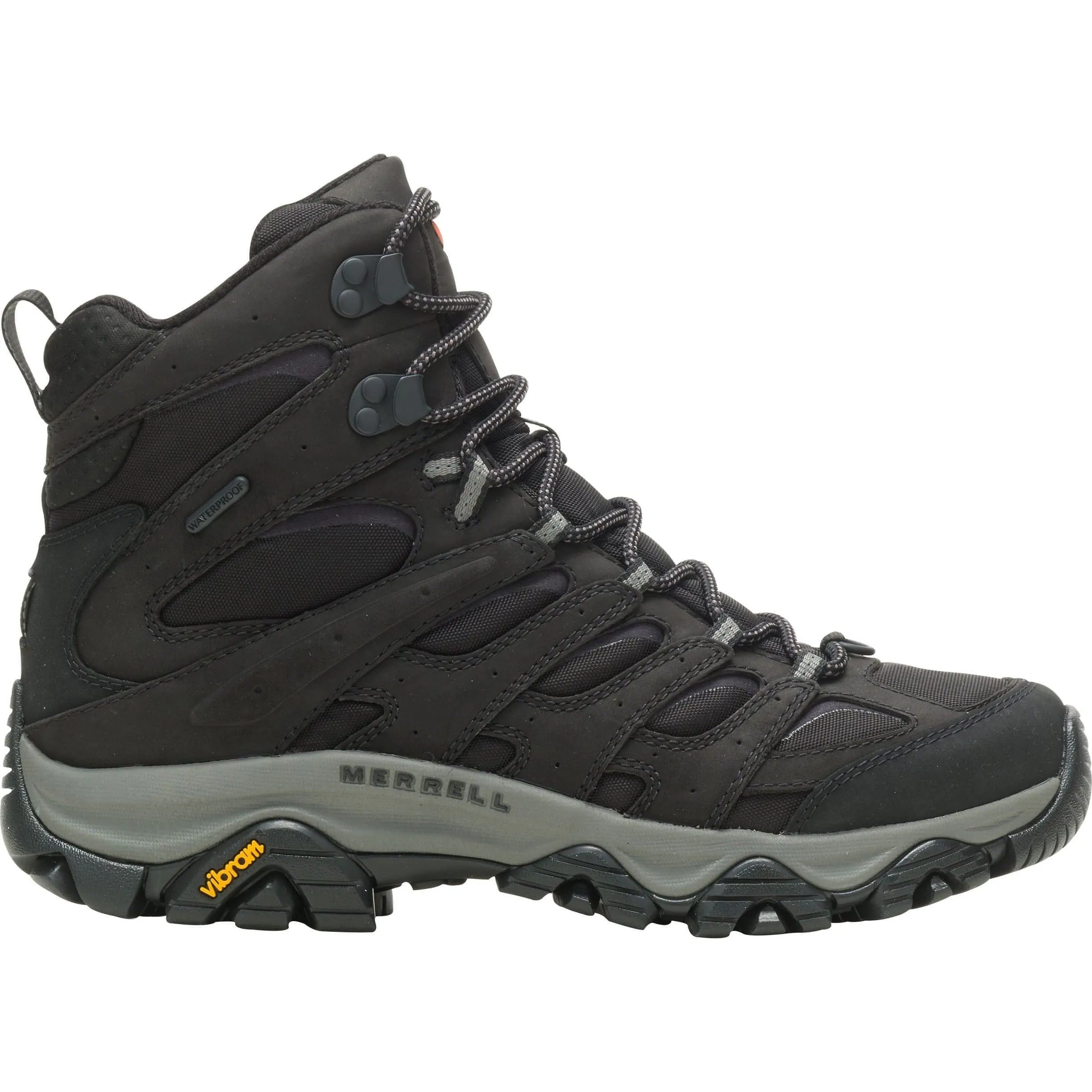 Merrell Moab 3 Apex Mid Waterproof Mens Walking Boots - Black Fitness Agile Hiking