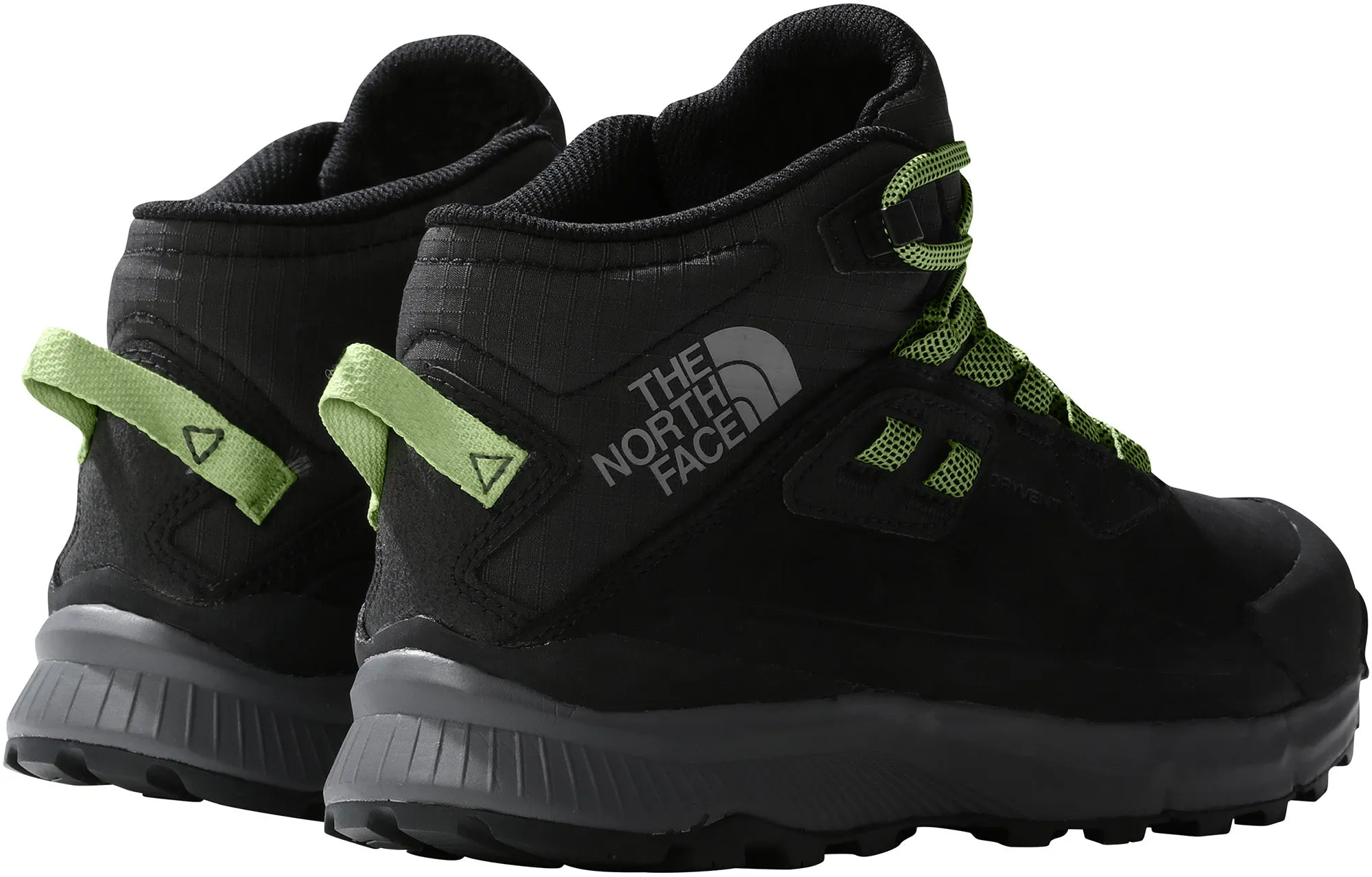 The North Face Cragstone Leather Mid Waterproof Womens Walking Boots - Black Extreme Traction High Traction Boots