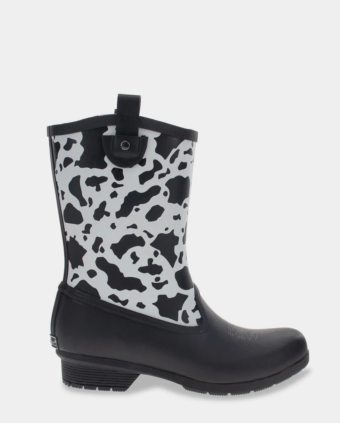 Weather Footwear Ready City Walking BETSIE MID RAIN BOOT - BLACK