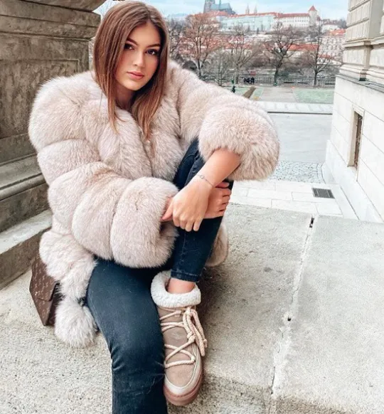 INUIKII Sneaker Classic Beige Boots Frost Protection Shoes