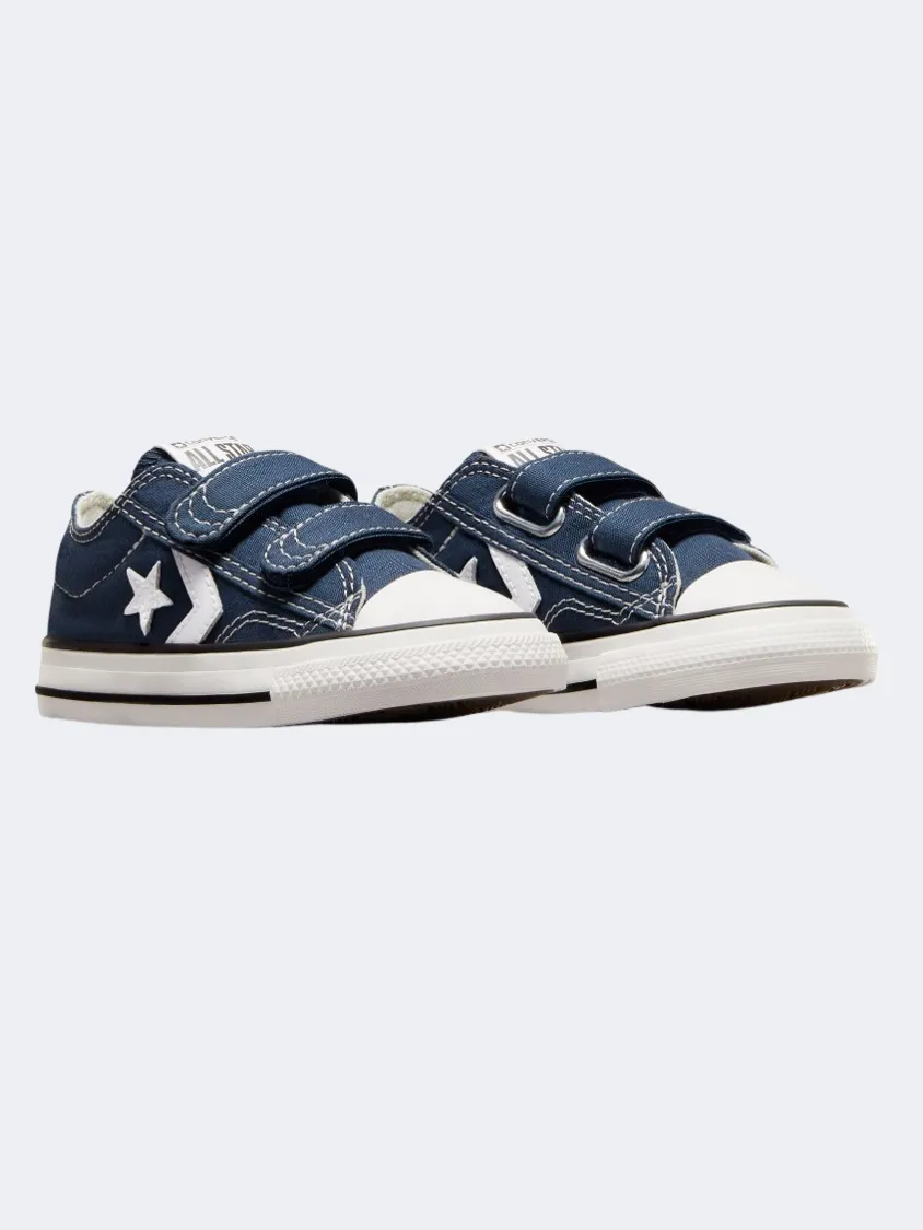 Lace Up Converse Star Player 76 2V Foundational Infant Lifestyle Shoes Navy