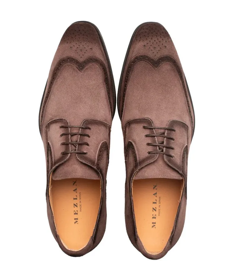 Style: Benante Suede Derby-Brown Sun Guard