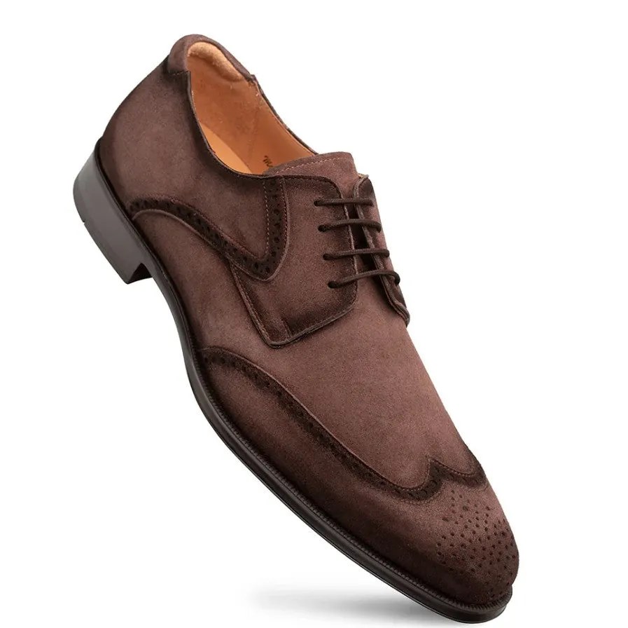 Style: Benante Suede Derby-Brown Comfortable fit