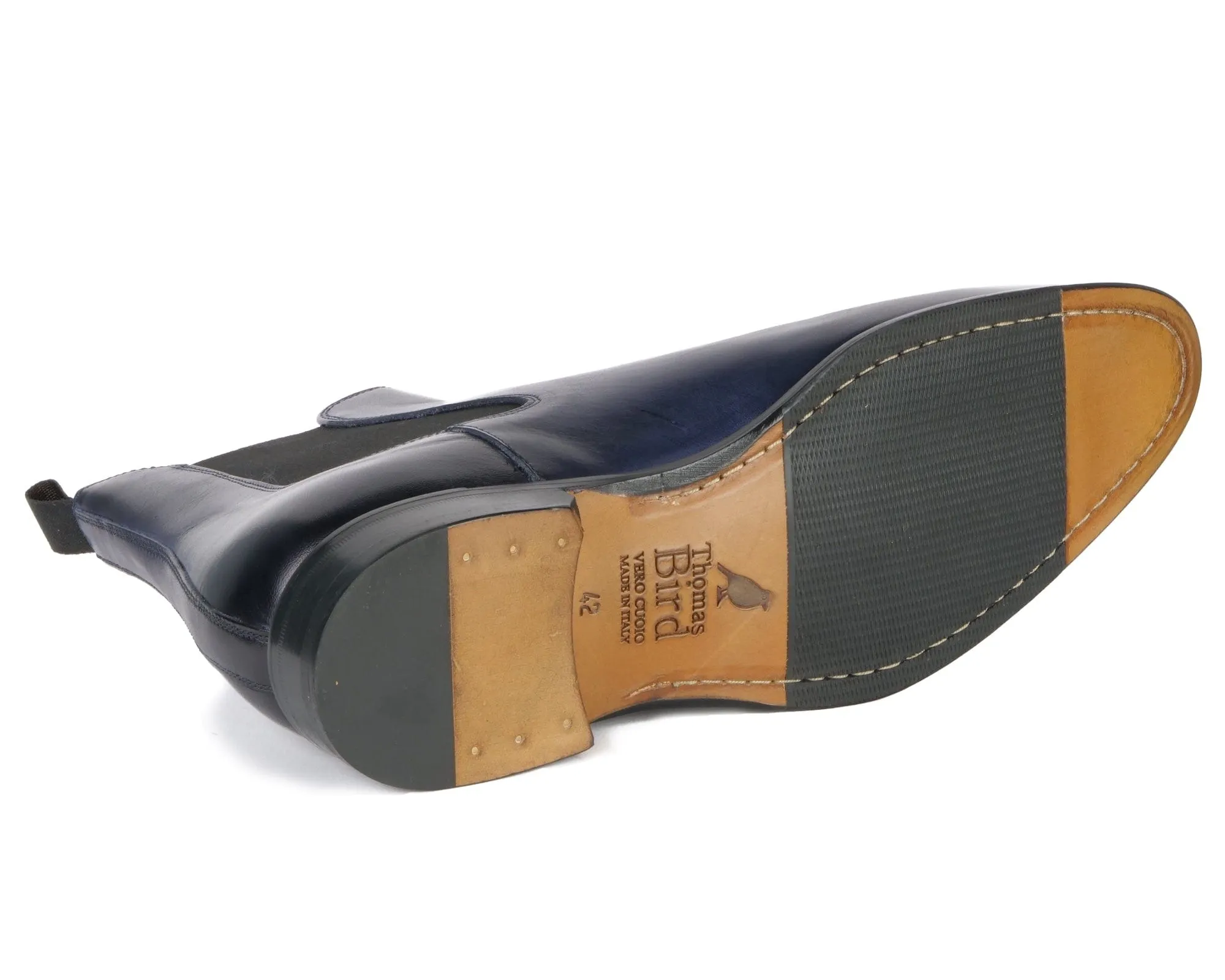 Timeless Comfort Flexible Comfort Eastwood Chelsea Boot Blue