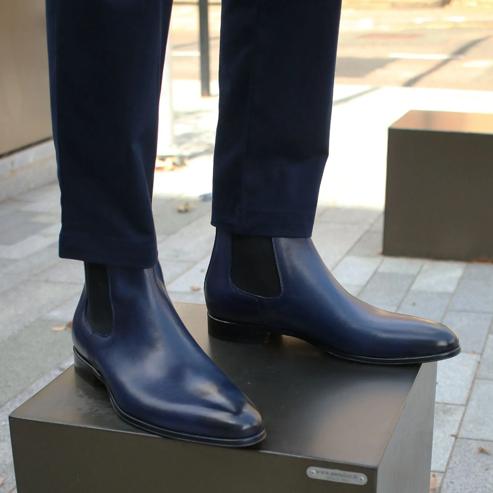 Eastwood Chelsea Boot Blue Chic And Easy Comfy Fashion
