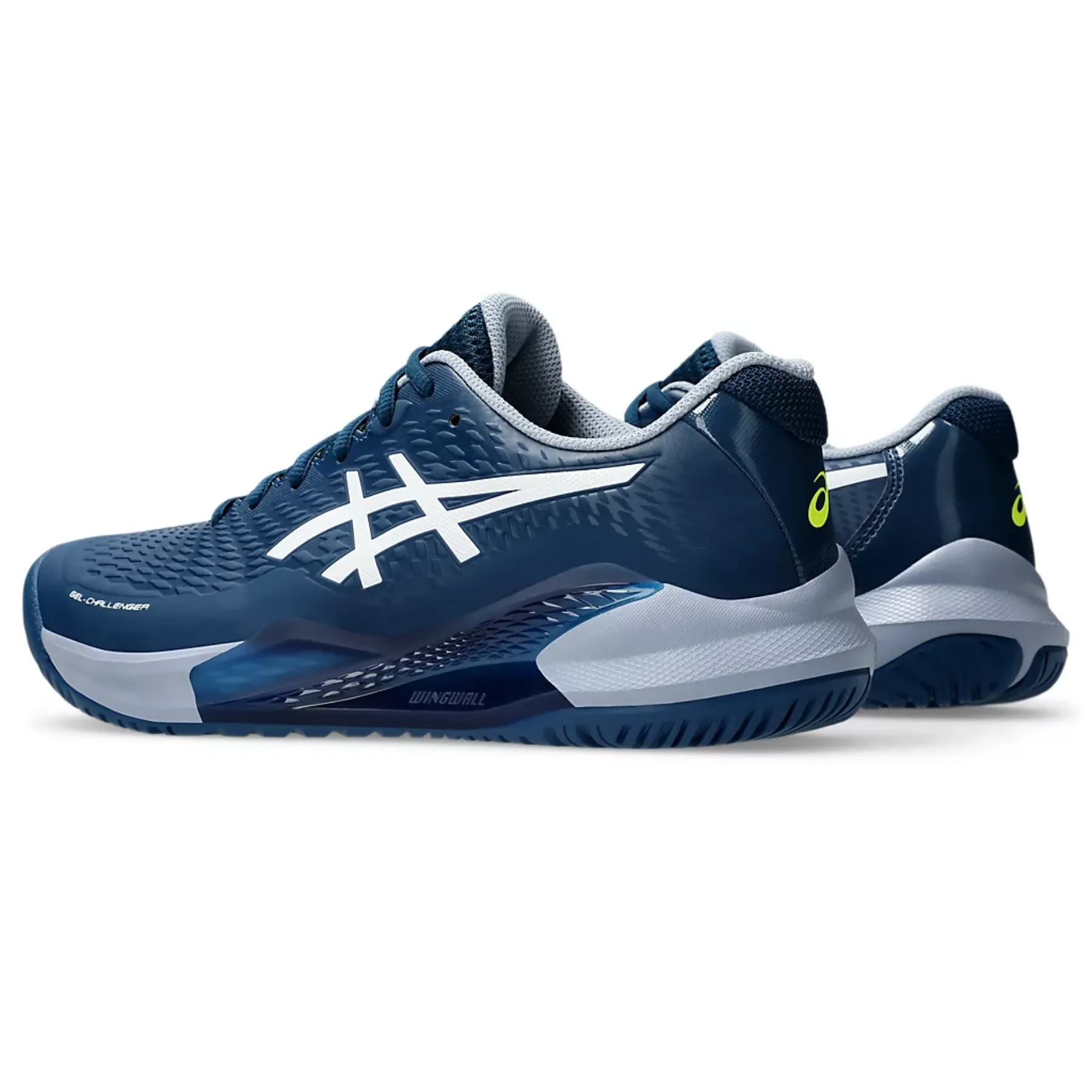 Asics Gel-Challenger 14 Men Tennis Shoes - Mako Blue/White Breathable mesh Indoor Court