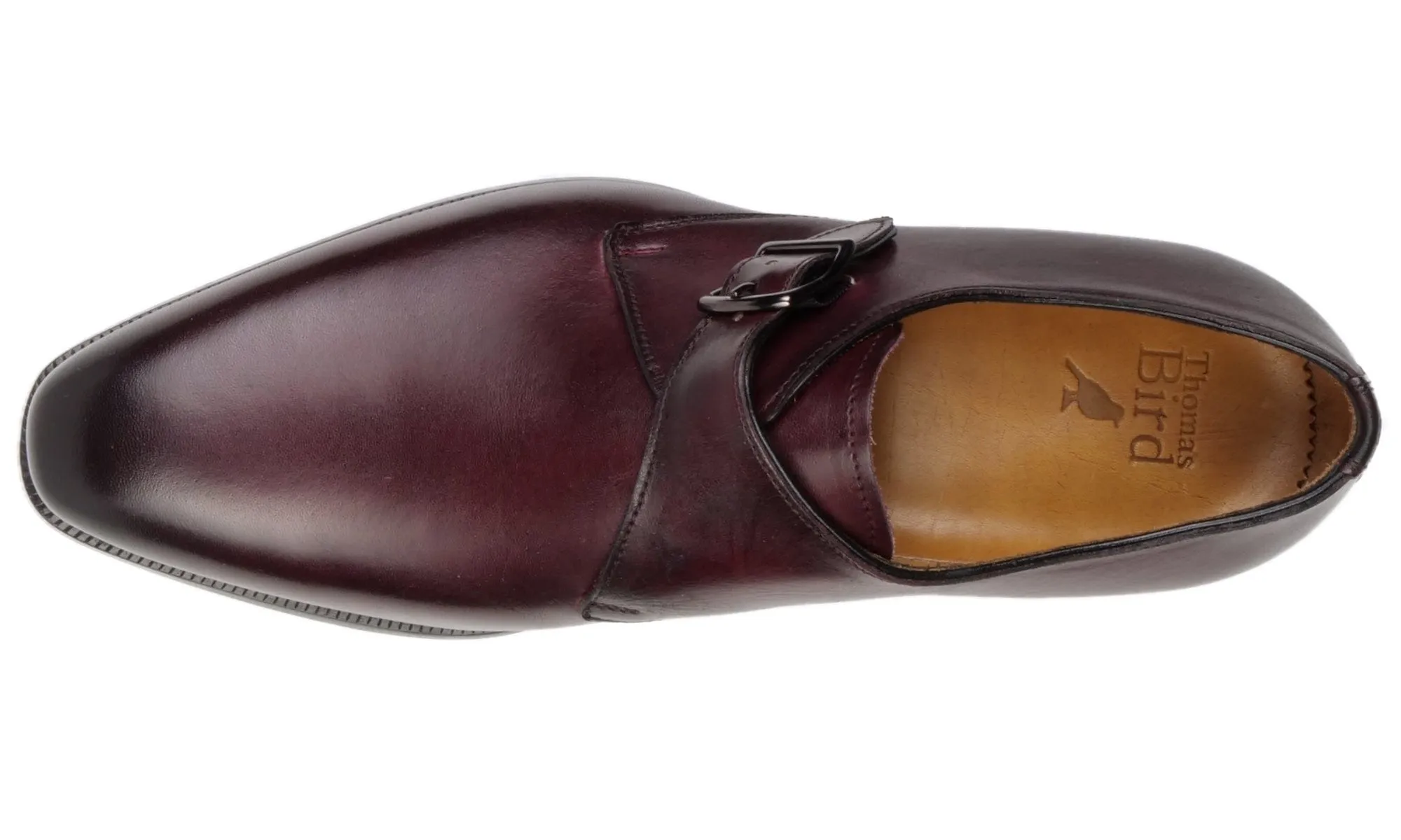 Brooklyn Single Monk Oxblood Opulent Mode