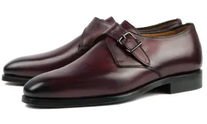 Formal Mode Polish Trim Brooklyn Single Monk Oxblood