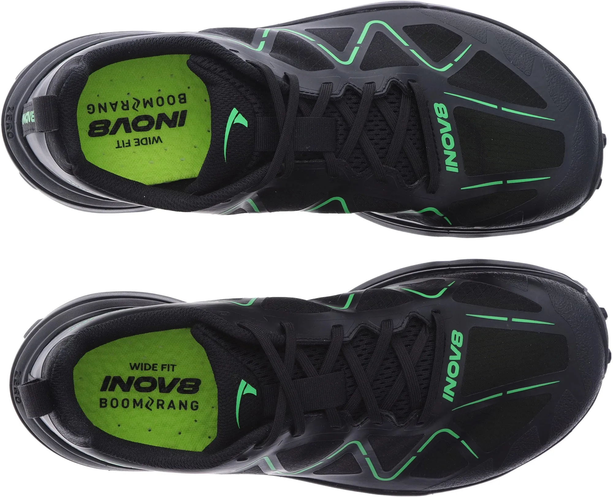 Urban Activity Comfort Padding System Inov8 MudTalon Zero WIDE FIT Womens Trail Running Shoes - Black