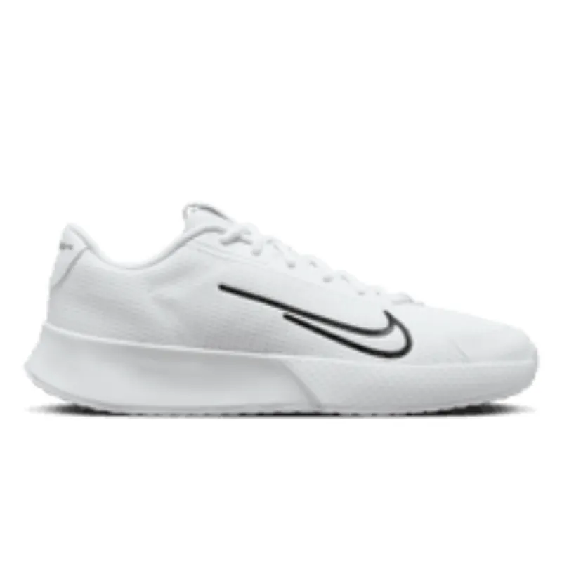 Nike Court Vapor Lite 2 White/Black Men Hard Court Tennis Shoes Training session Walking