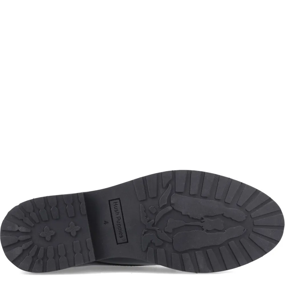 Supportive Heel Navy Verity Hi-Shine Monk Shoes
