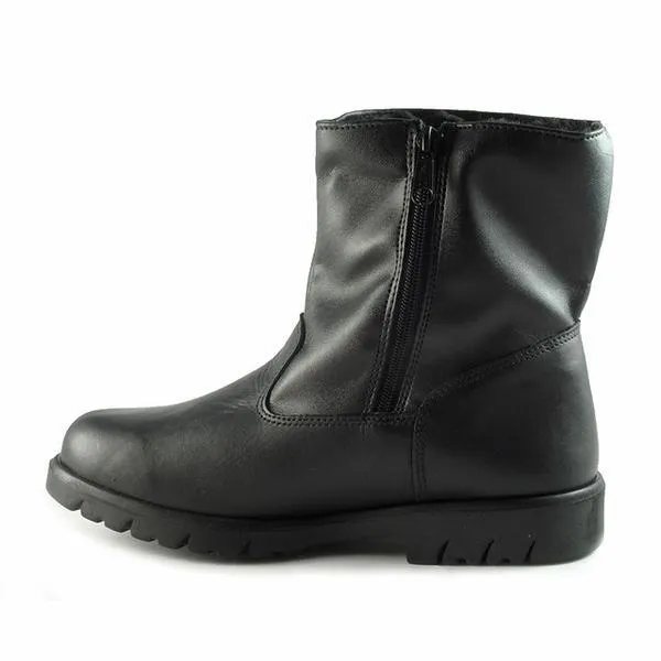 Heavy Snowfall Gear Snow Relief Toe Warmers Track Waterproof Boot Black Leather (Men's)