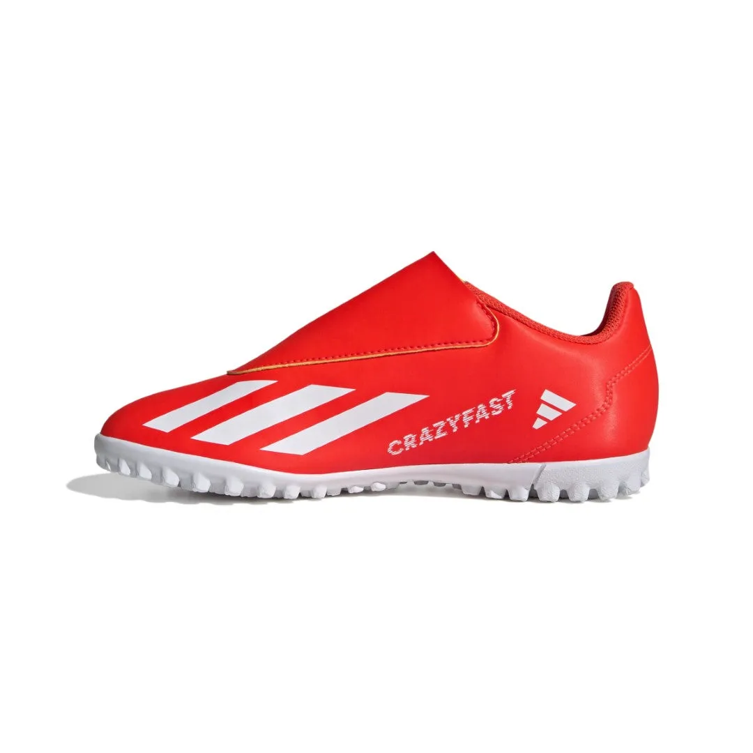 shower - room shoes shooting - range shoes X Crazyfast Club Hook-and-Loop Turf Soccer Shoes