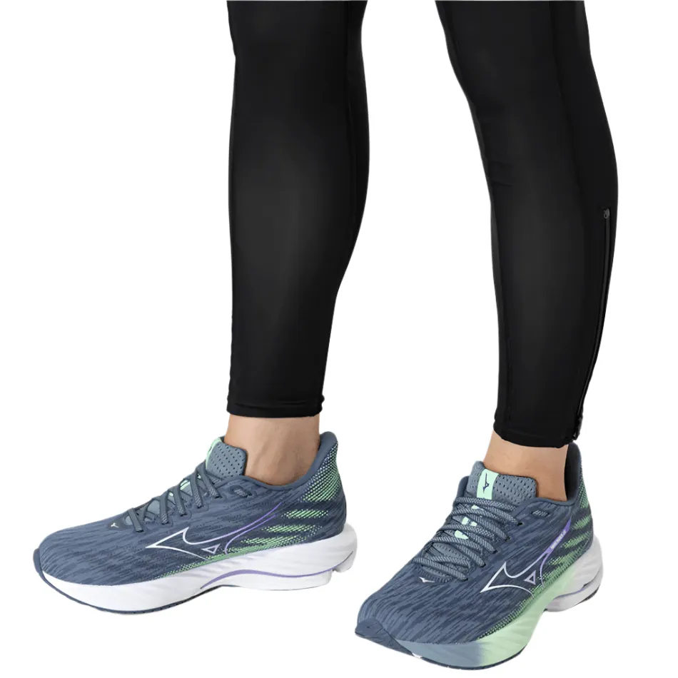 training - shoes Mizuno Women's Wave Rider 28 Running Shoes in Citadel/White/Neo Mint SS25