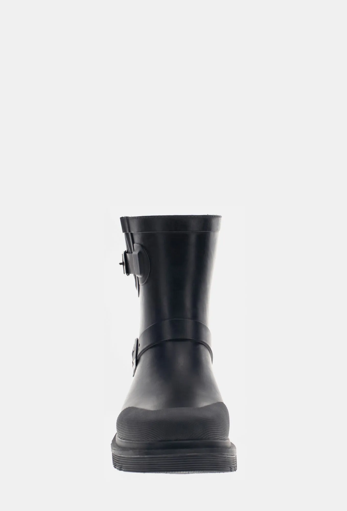 DAMASCUS MOTO MID RAIN BOOT - BLACK Urban Style All Season Footwear