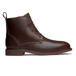 STEEL TOE LACE UP BOOT MICH BROWN On The Move Easy Leather Fit