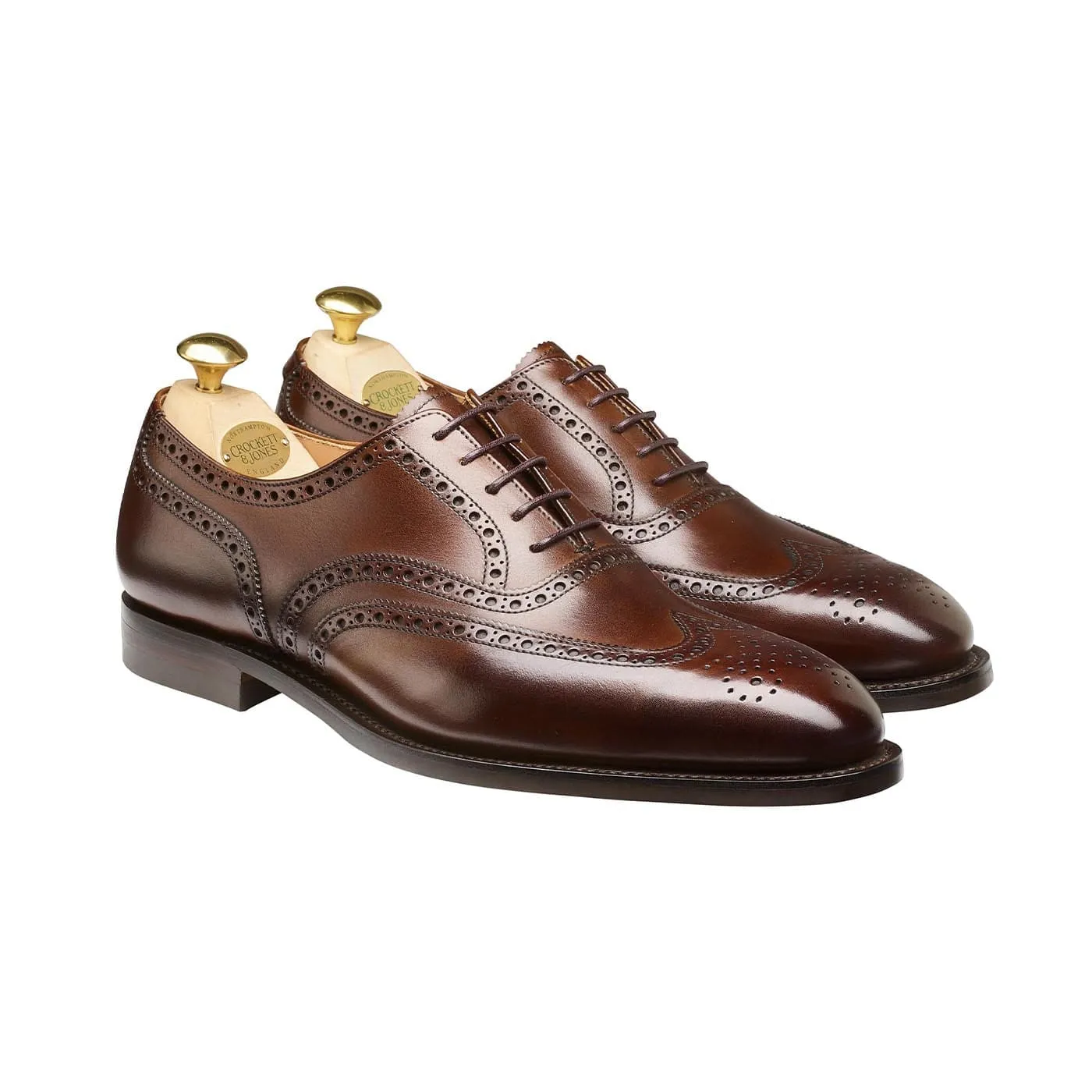Quick Wear Style Classic Walking Shoes Westgate 2 Dark Brown Burnished Calf