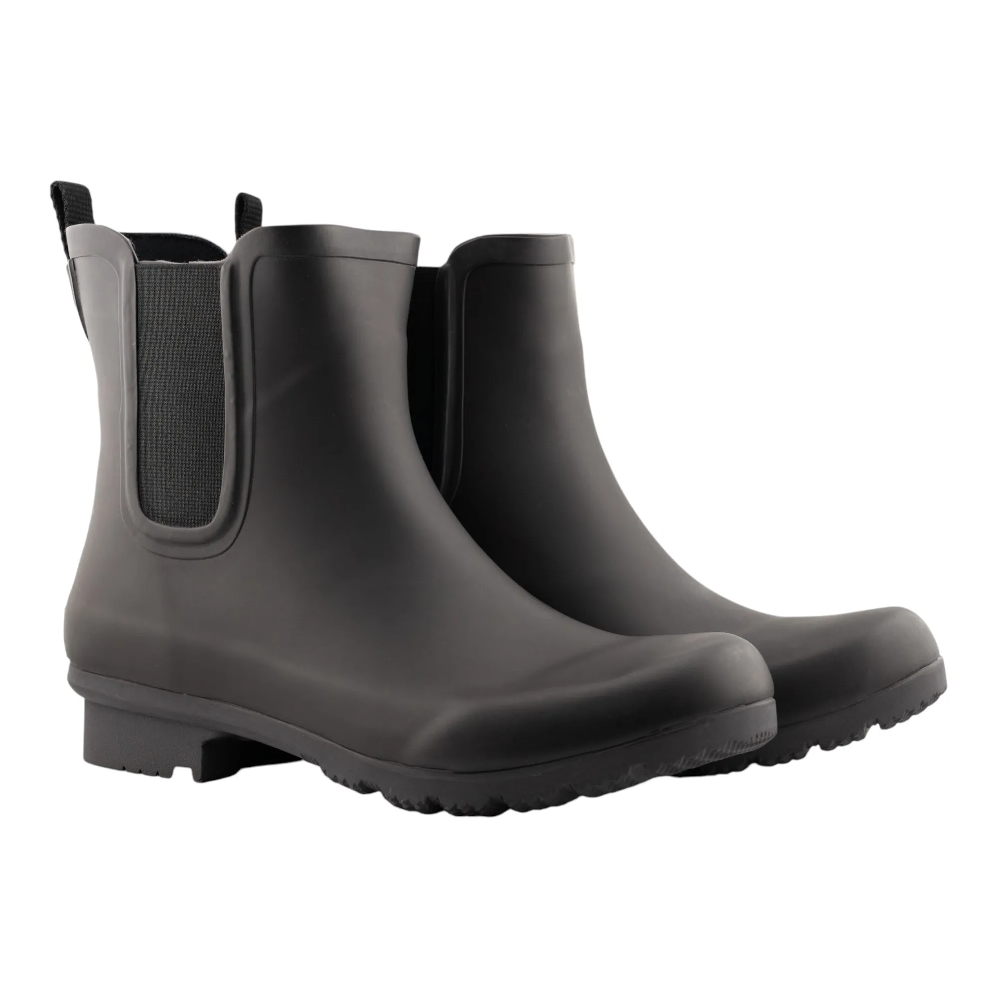 Chelsea Matte Eggplant Women's Rain Boots Anti Skid Fit Right
