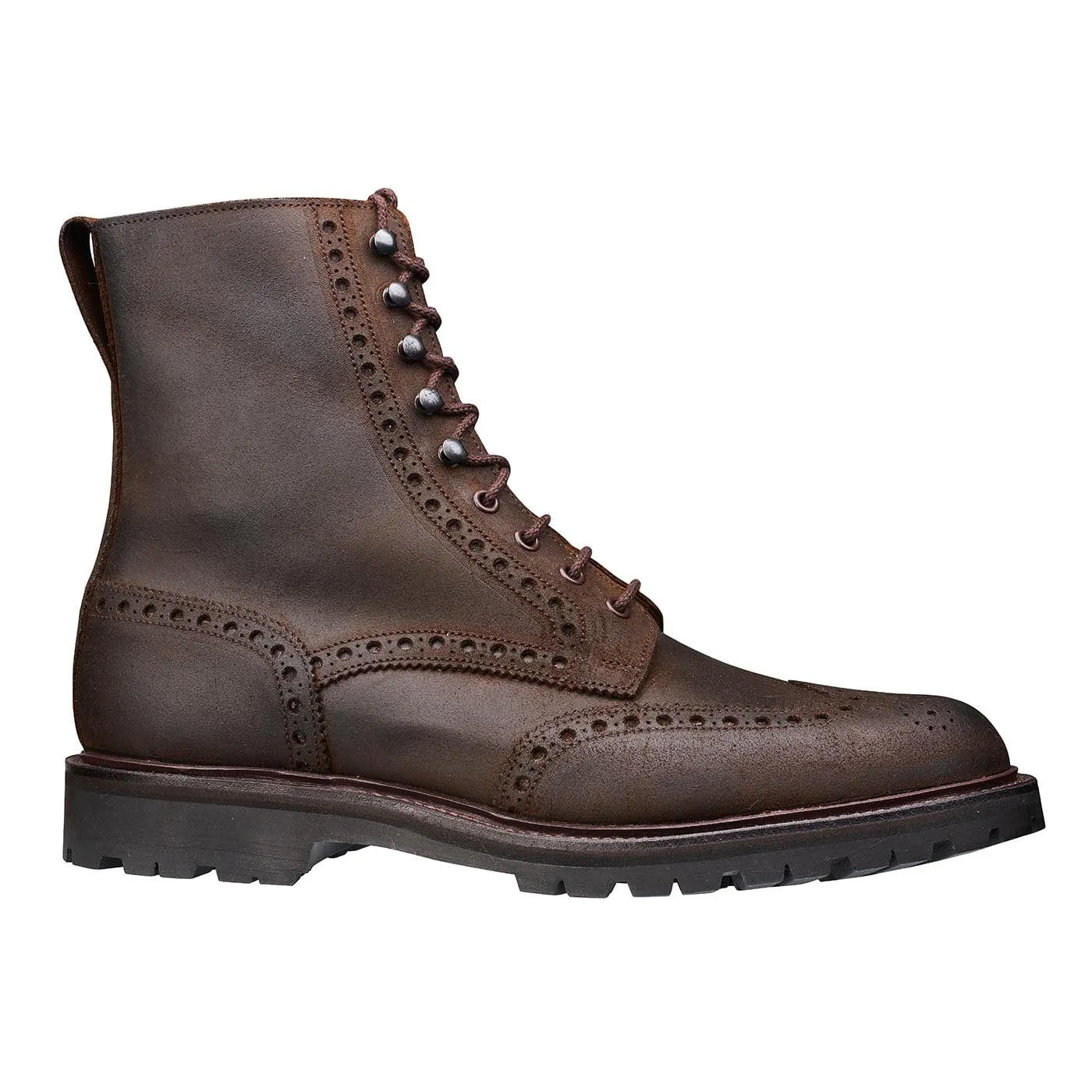 Islay Dark Brown Rough-Out Suede Classic Comfort Understated Charm