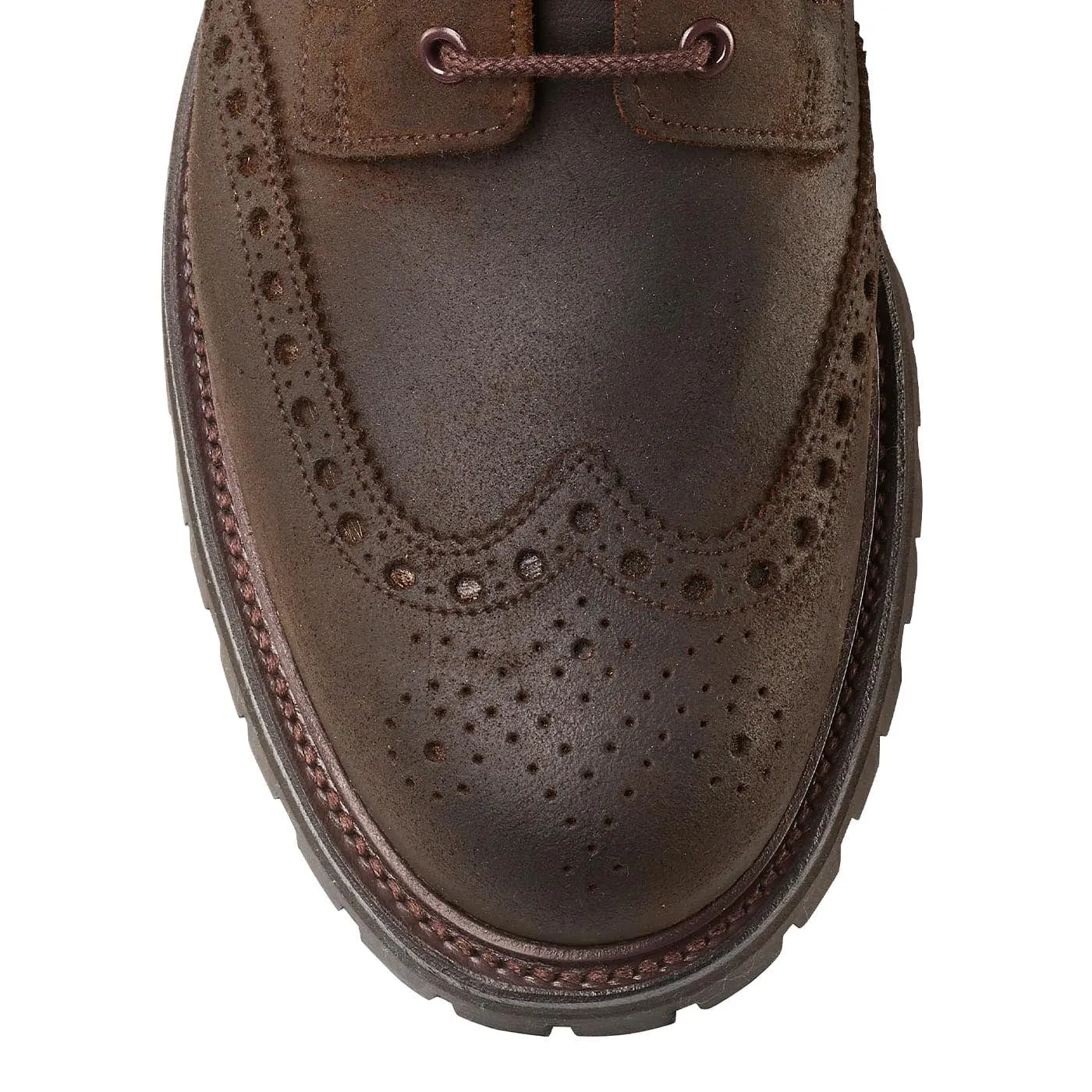 Islay Dark Brown Rough-Out Suede Smart Worker
