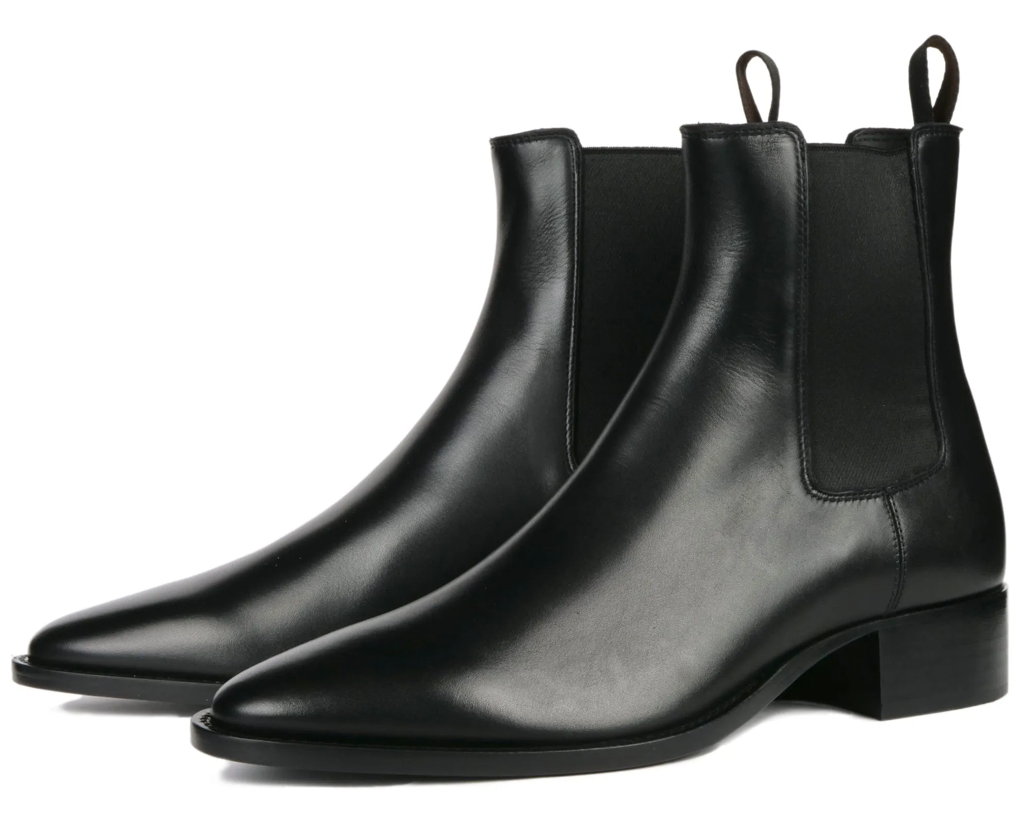 Manhattan Chelsea Boot Black Leather And Comfort