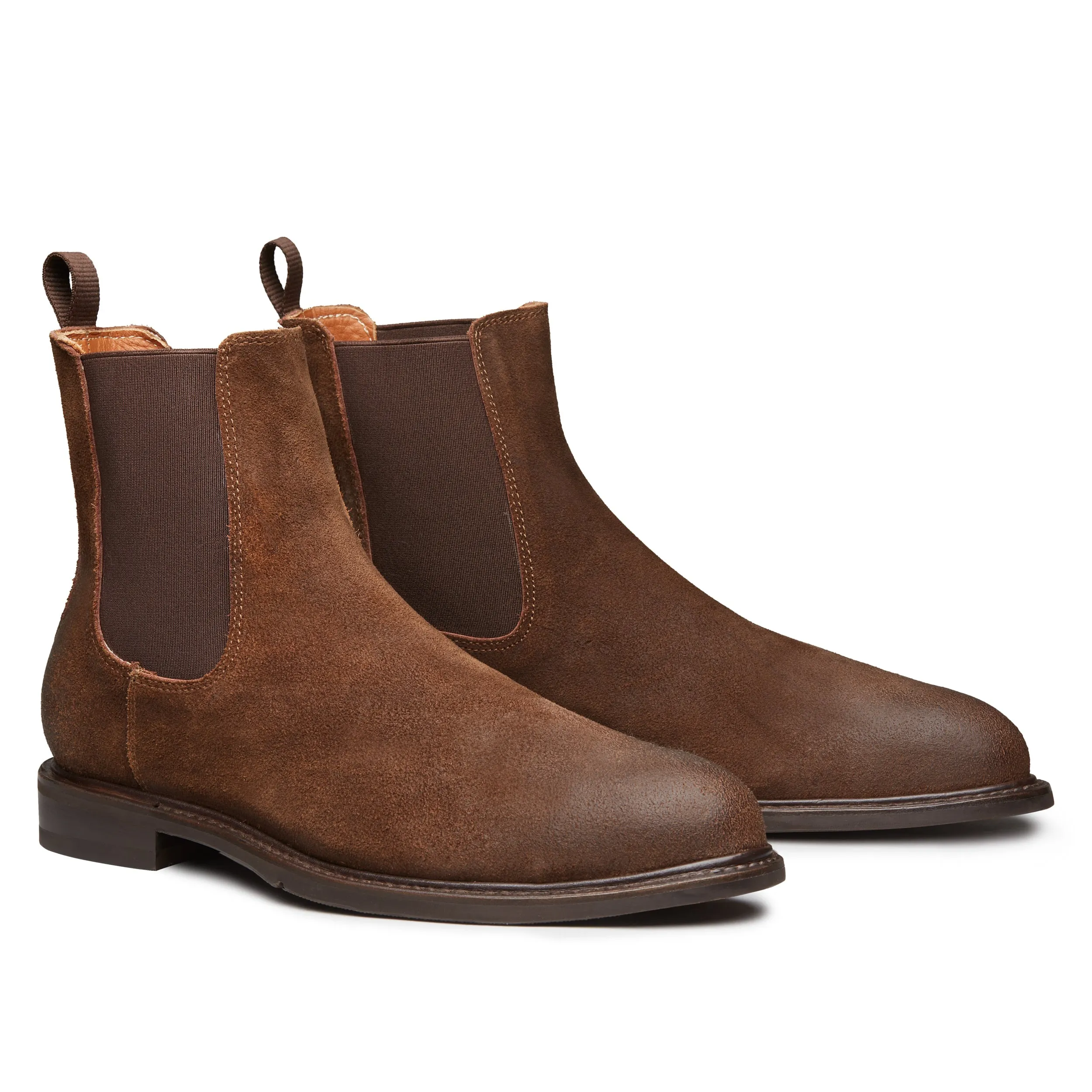 Formal Elegance STEEL TOE CHELSEA BOOT BRONX MOKA