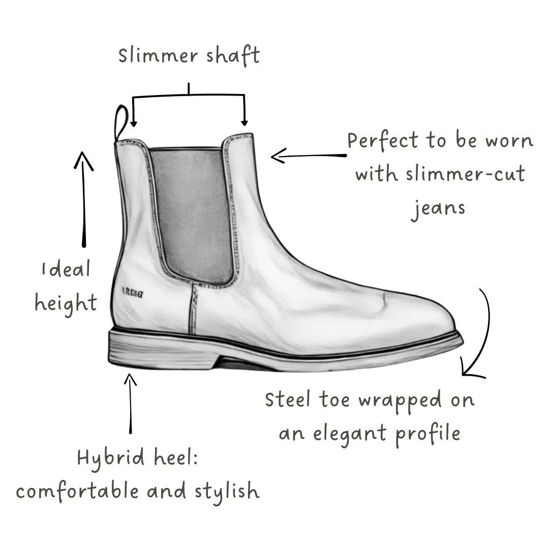 STEEL TOE CHELSEA BOOT BRONX MOKA Urban Style