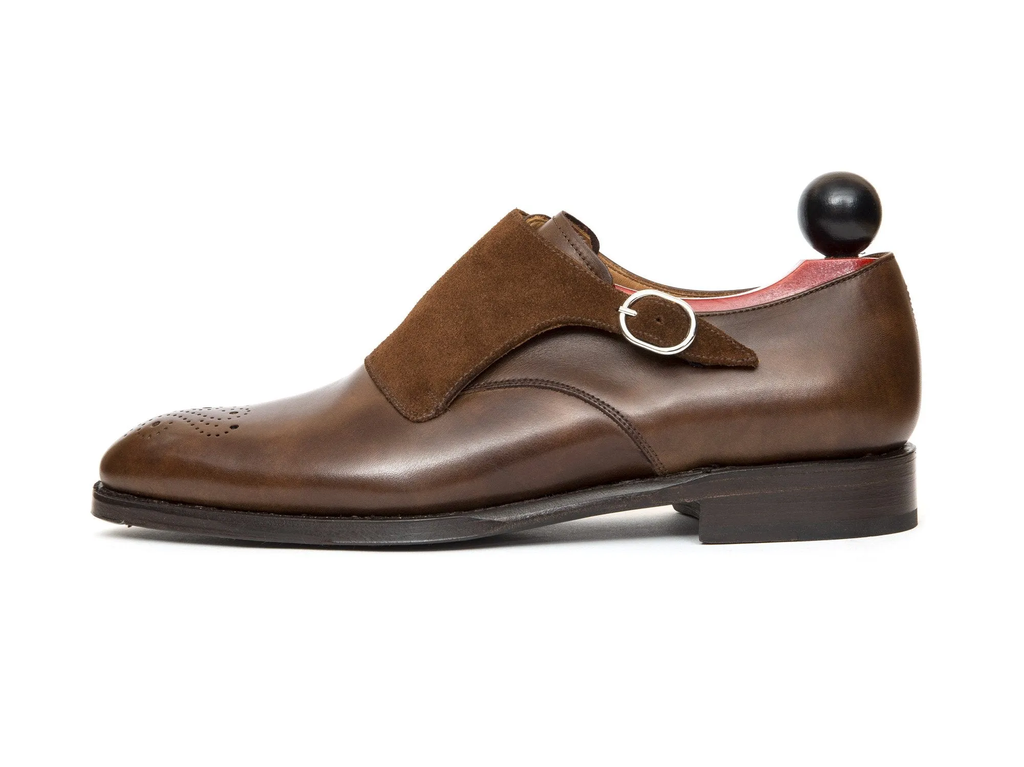 Corliss - MTO - Copper Museum Calf / Snuff Suede Boss Look