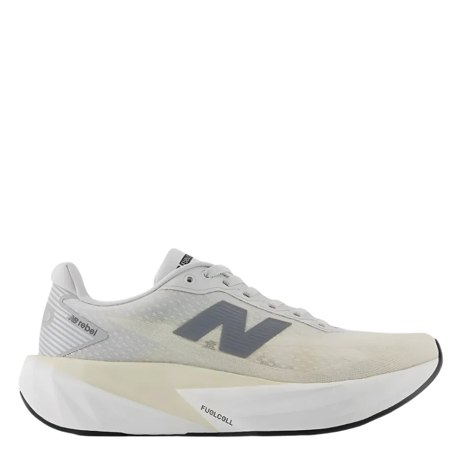 Zumba shoes New Balance Women's Fuelcell Rebel v5 Running Shoes in Linen/Grey Matter/White AW25