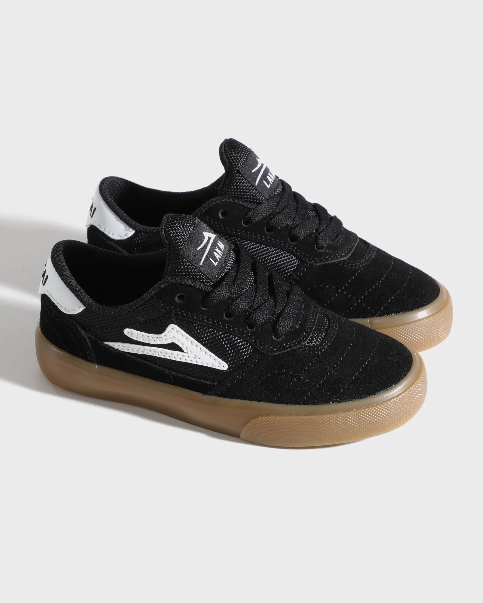Cambridge Kids - Black/Gum Suede Gym Quick