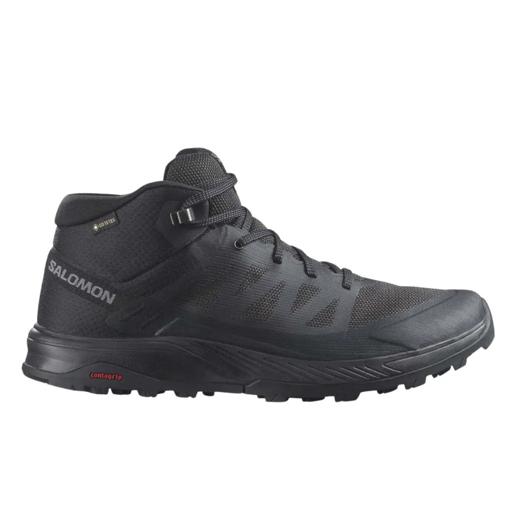 salomon Outrise Mid GTX Men's HIking Boots Trail Strong Sand Move