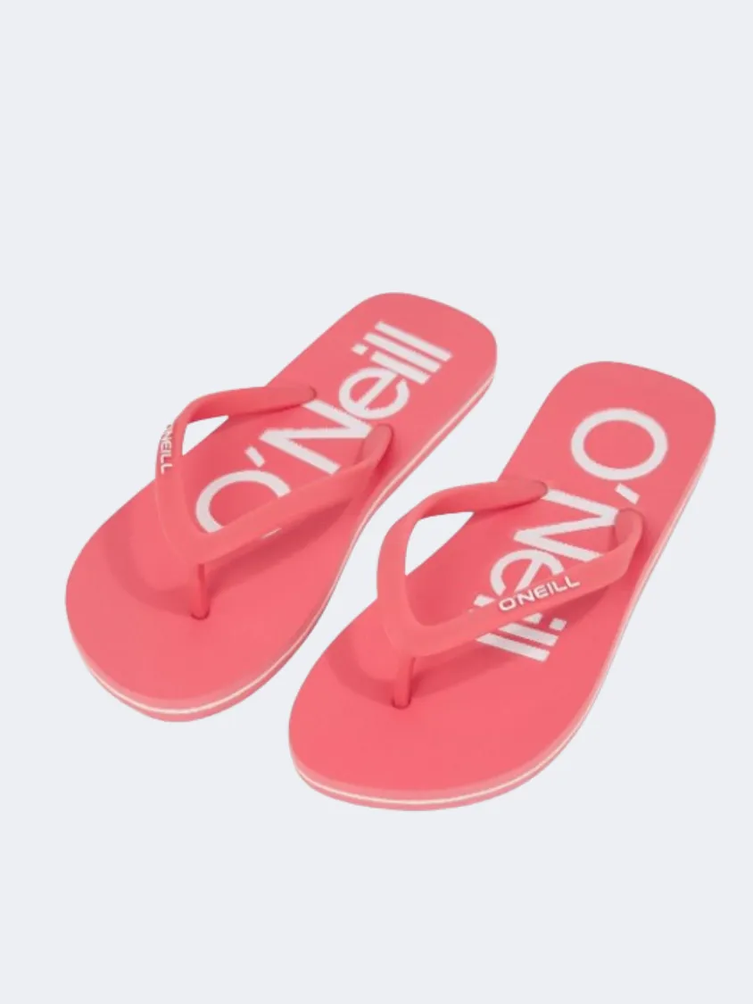 ONeill Profile Logo Girls Beach Sandals Perfectly Pink Wet Land Fit